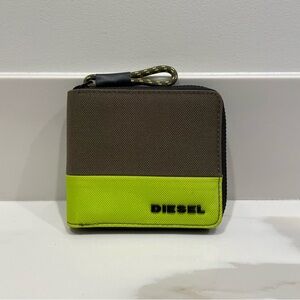 Diesel Cordura Fabric Zip Around Bifold Wallet